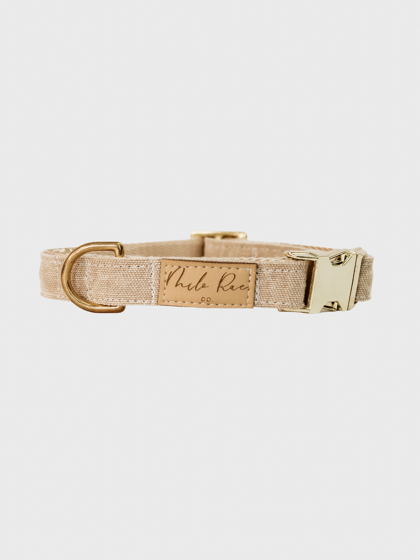 Relaxed Khaki Dog Collar