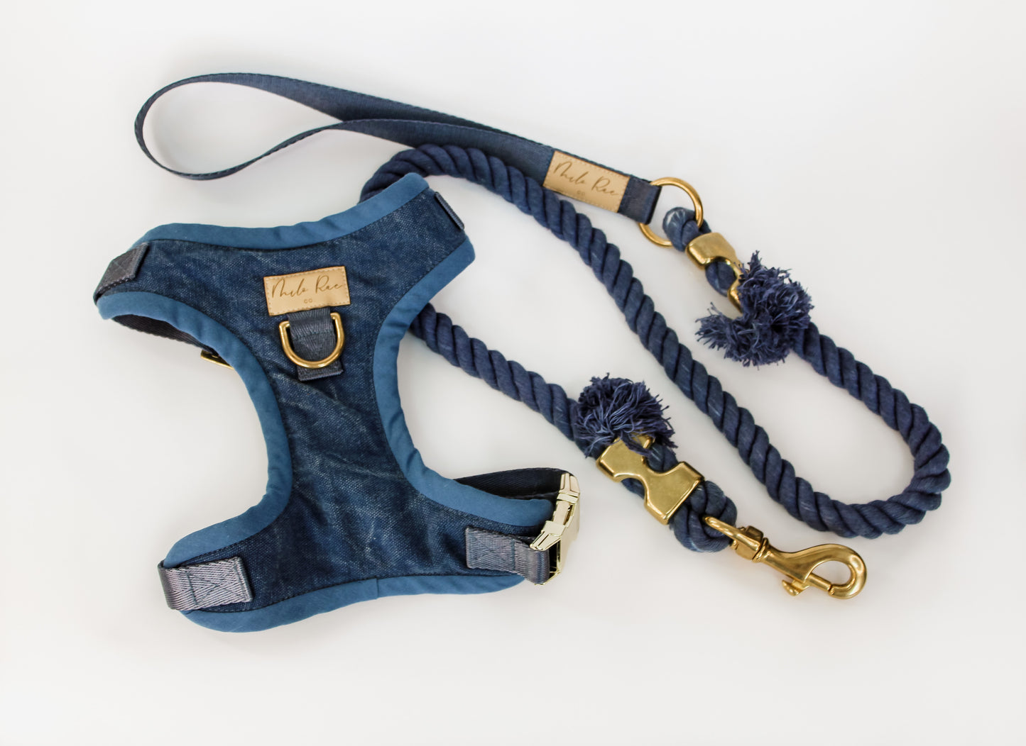 Stormy Blue Harness Walk Set