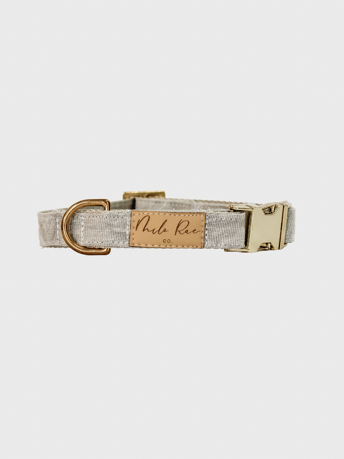 Dove Gray Dog Collar